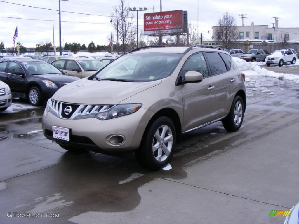 2009 Murano S AWD - Saharan Stone Metallic / Beige photo #4