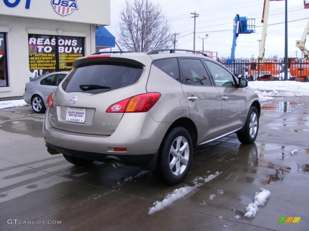 2009 Murano S AWD - Saharan Stone Metallic / Beige photo #8