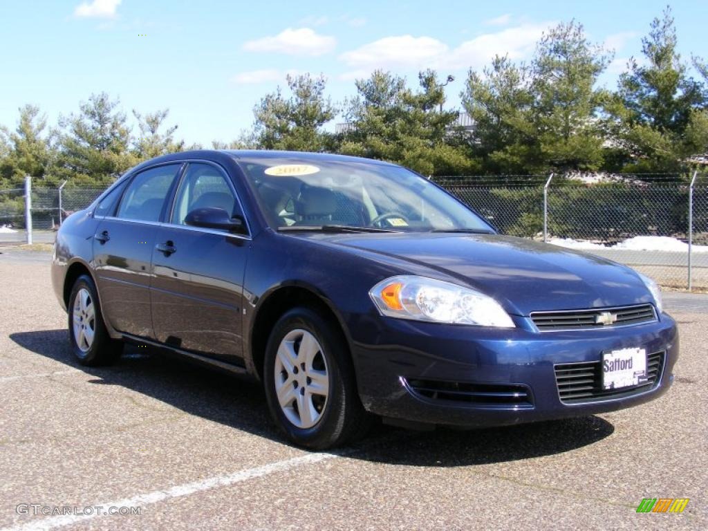 2007 Impala LS - Imperial Blue Metallic / Gray photo #3