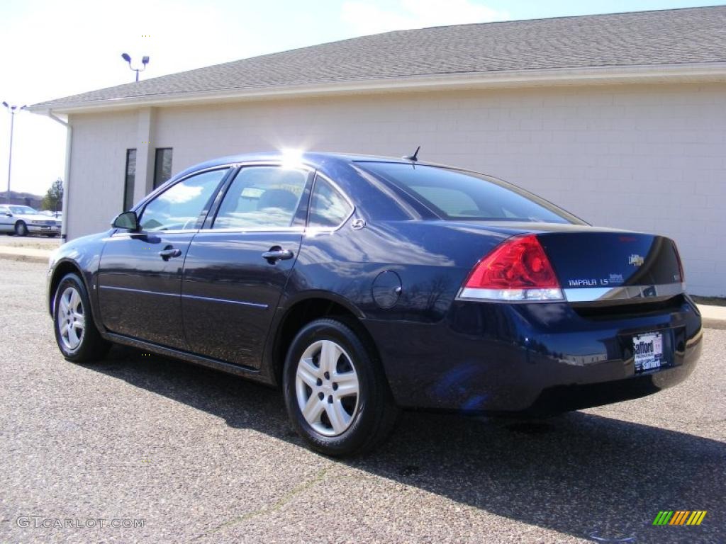 2007 Impala LS - Imperial Blue Metallic / Gray photo #7