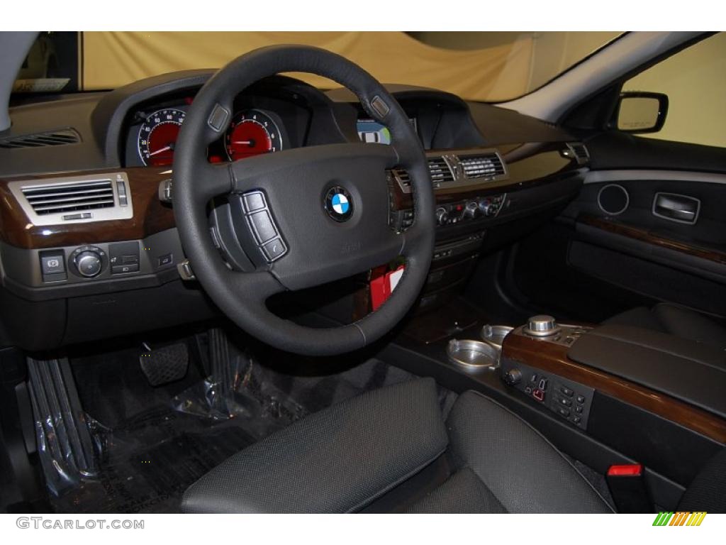 2008 7 Series 750Li Sedan - Titanium Silver Metallic / Black photo #19