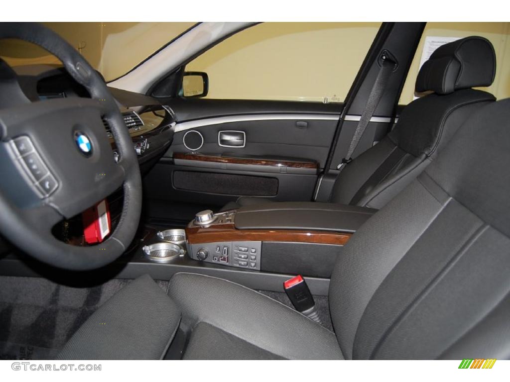 2008 7 Series 750Li Sedan - Titanium Silver Metallic / Black photo #20