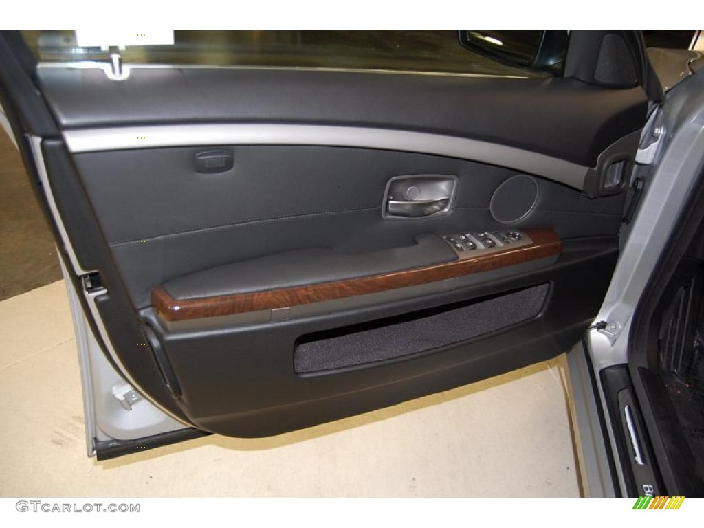 2008 7 Series 750Li Sedan - Titanium Silver Metallic / Black photo #23