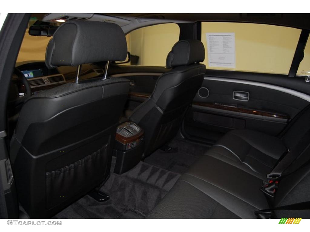 2008 7 Series 750Li Sedan - Titanium Silver Metallic / Black photo #24