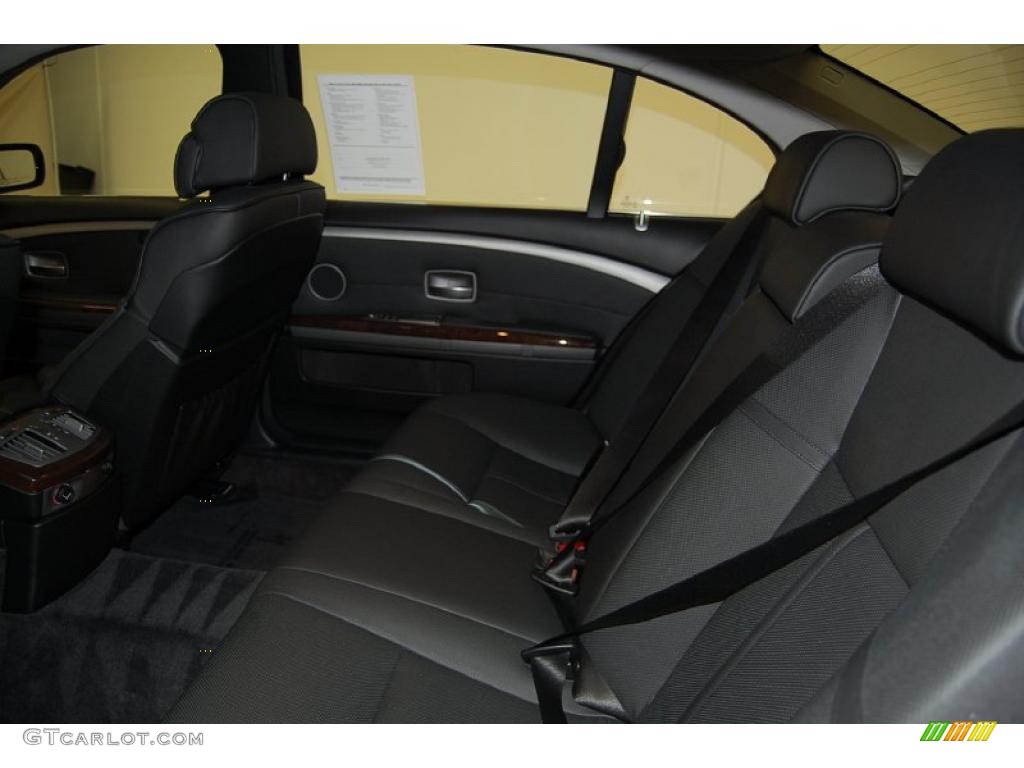2008 7 Series 750Li Sedan - Titanium Silver Metallic / Black photo #25