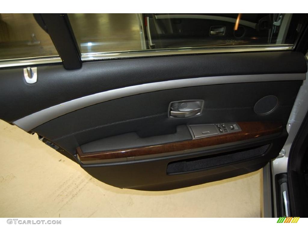 2008 7 Series 750Li Sedan - Titanium Silver Metallic / Black photo #28