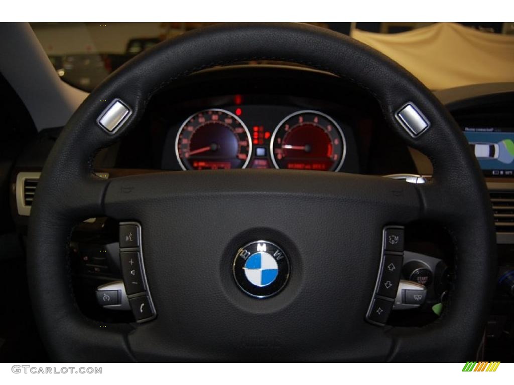 2008 7 Series 750Li Sedan - Titanium Silver Metallic / Black photo #30