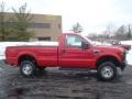 2010 Vermillion Red Ford F250 Super Duty XL Regular Cab 4x4  photo #2