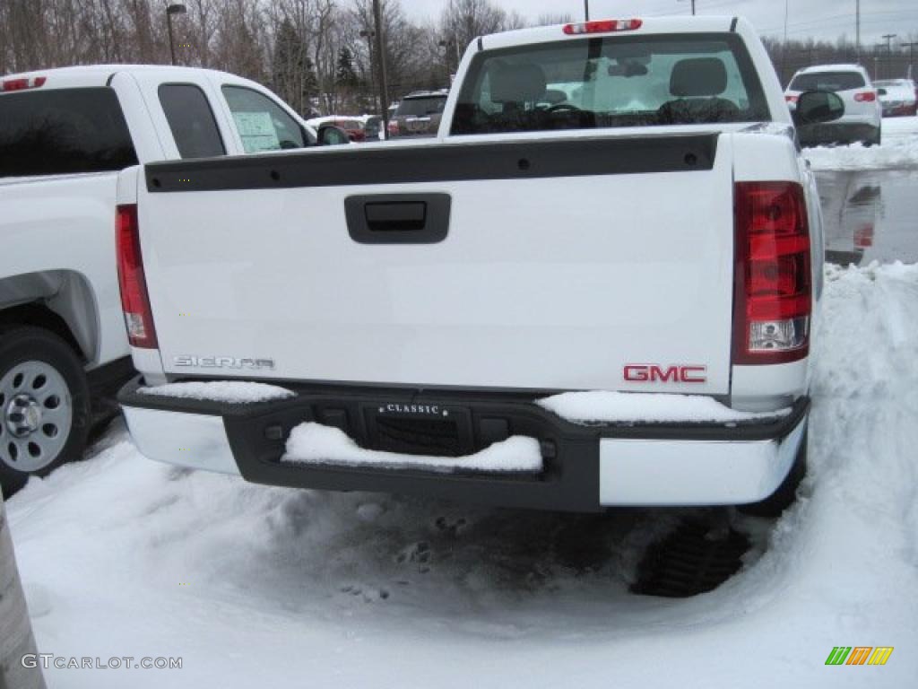 2010 Sierra 1500 Regular Cab - Summit White / Dark Titanium photo #4