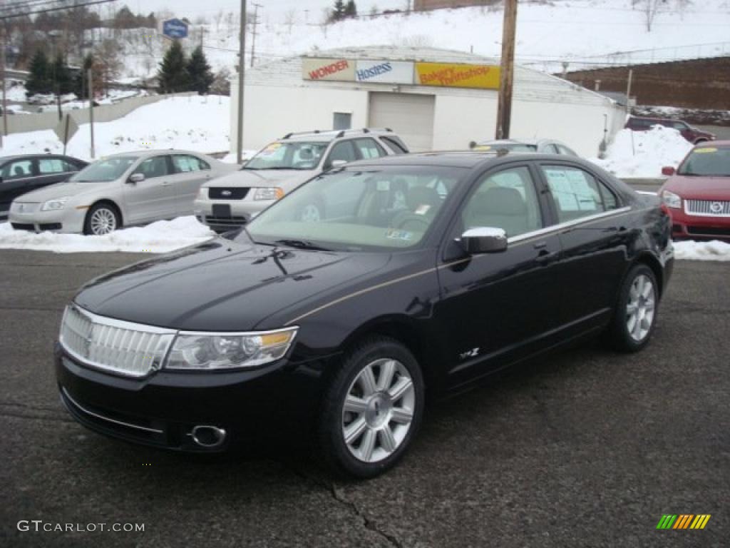 2008 MKZ Sedan - Black / Sand photo #10