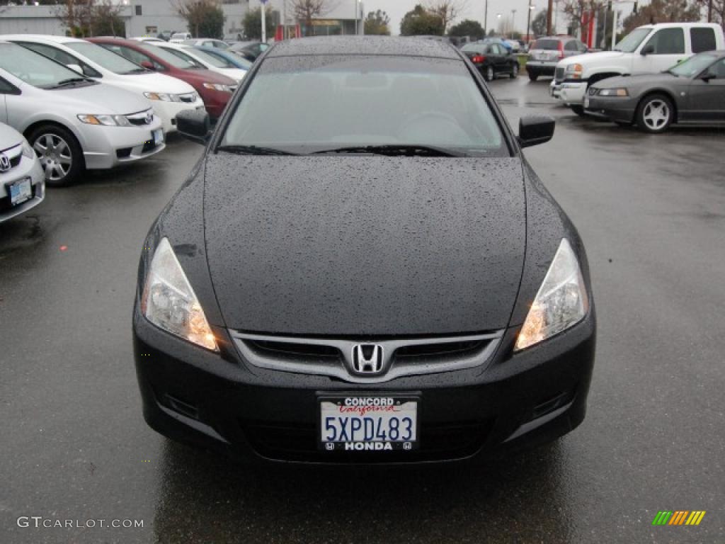 2007 Accord EX Coupe - Nighthawk Black Pearl / Black photo #8