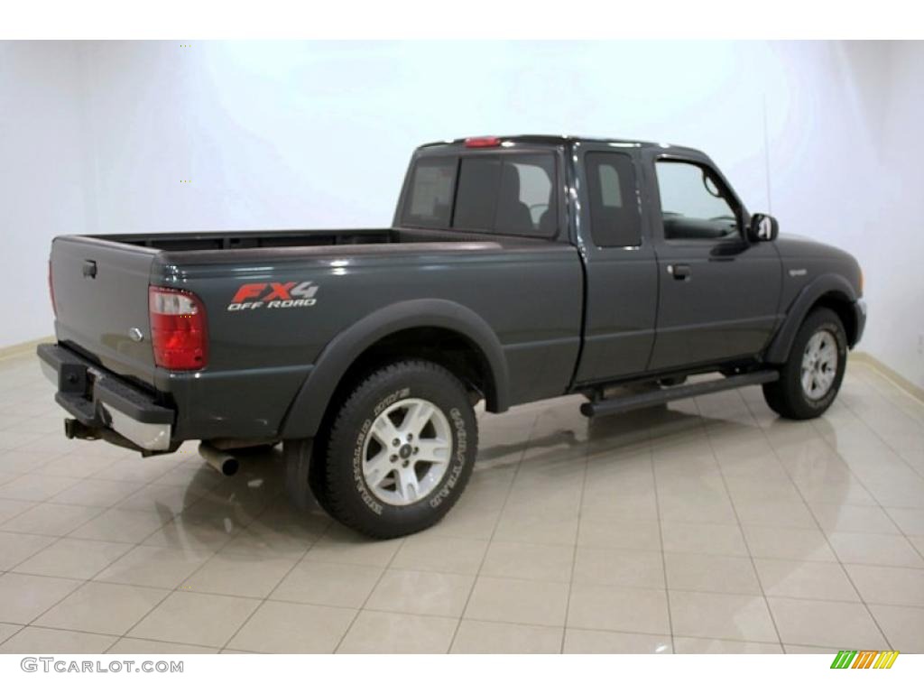 2005 Ranger FX4 Off-Road SuperCab 4x4 - Dark Green Satin Metallic / Medium Dark Flint photo #7