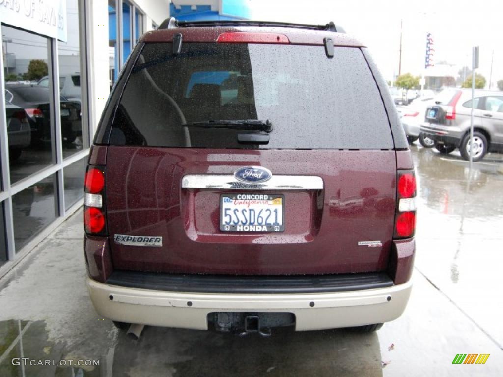 2006 Explorer Eddie Bauer - Redfire Metallic / Camel photo #4
