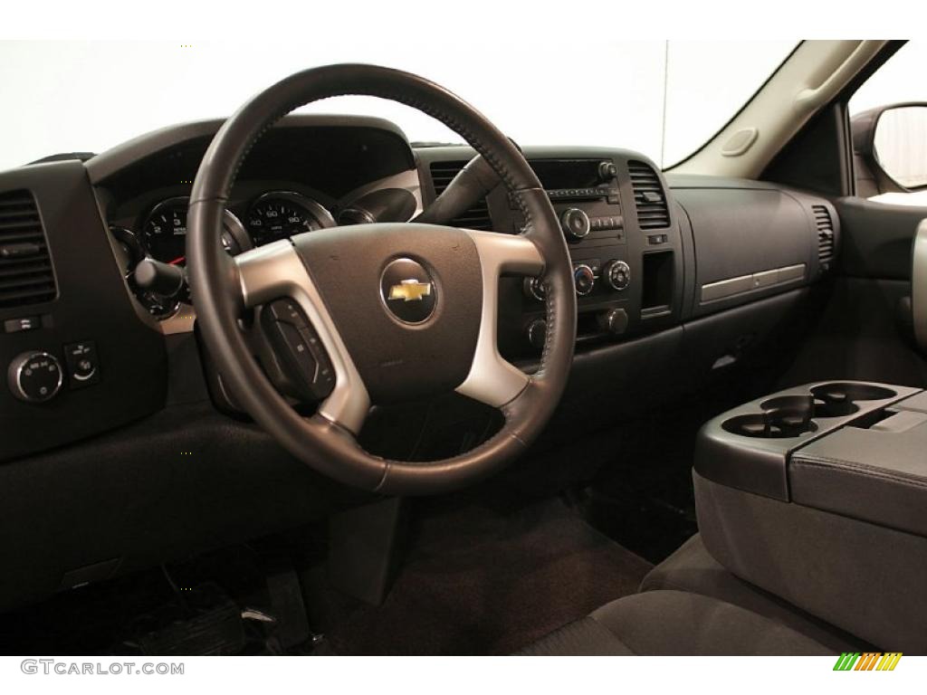 2009 Silverado 1500 LT Crew Cab 4x4 - Imperial Blue Metallic / Ebony photo #10