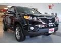 2011 Ebony Black Kia Sorento EX V6 AWD  photo #10