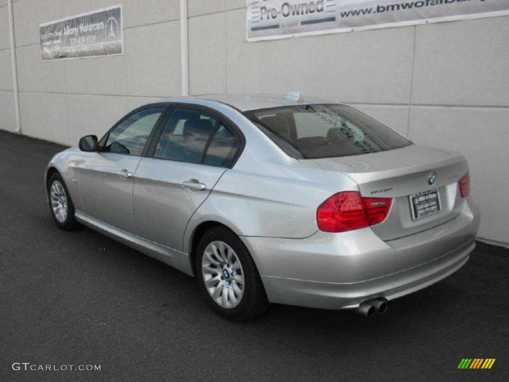 2009 3 Series 328i Sedan - Titanium Silver Metallic / Black photo #3