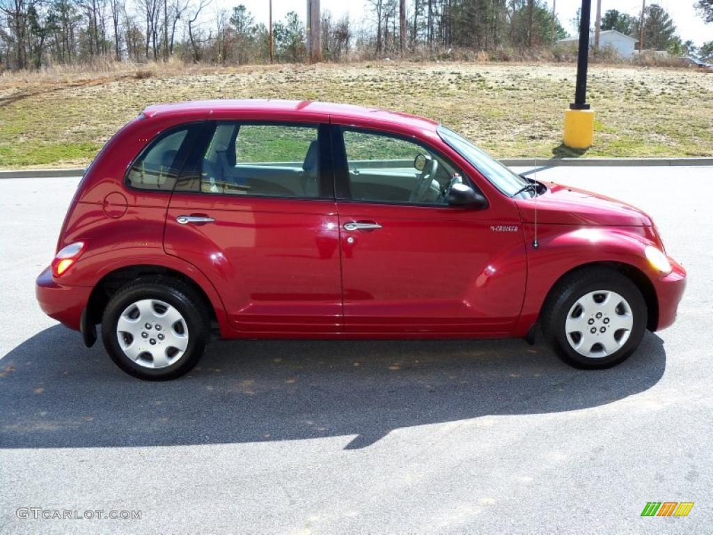 2006 PT Cruiser  - Inferno Red Crystal Pearl / Pastel Slate Gray photo #10