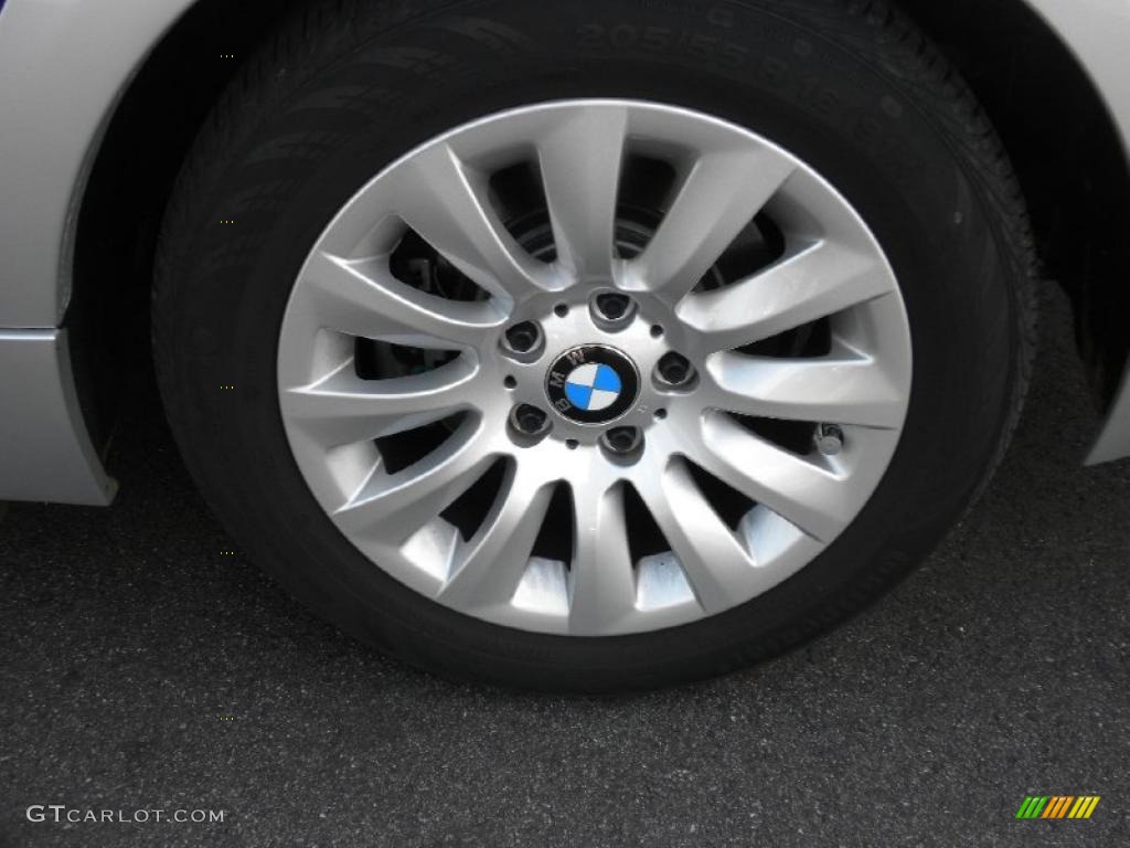 2009 3 Series 328i Sedan - Titanium Silver Metallic / Black photo #6