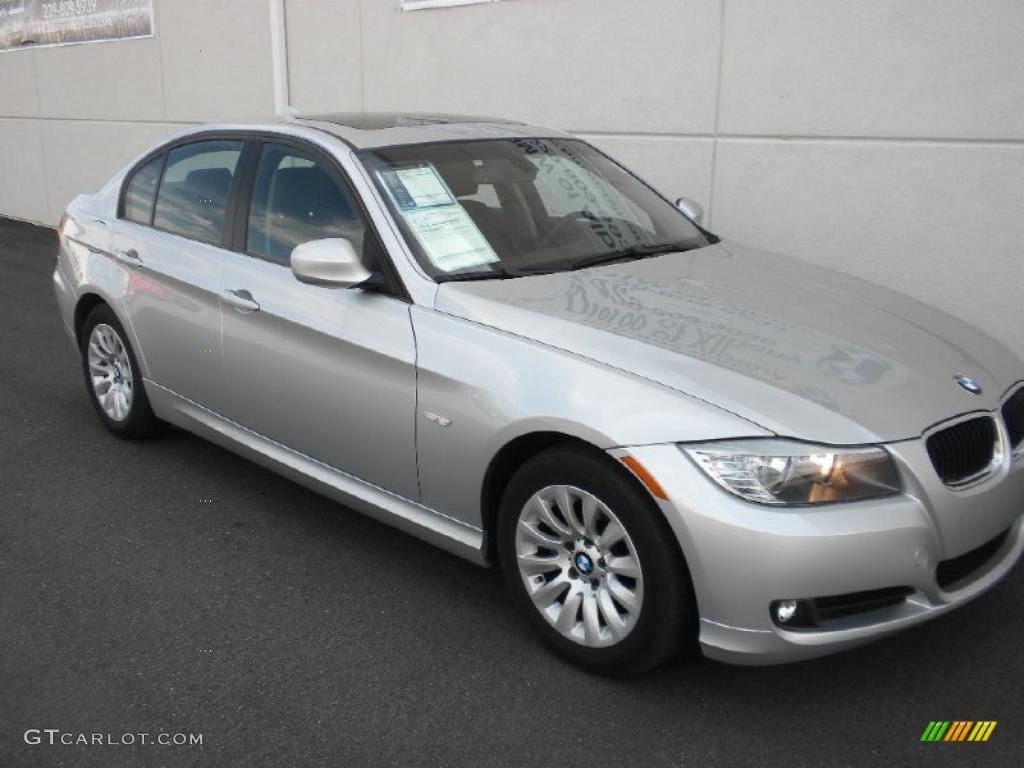 2009 3 Series 328i Sedan - Titanium Silver Metallic / Black photo #24