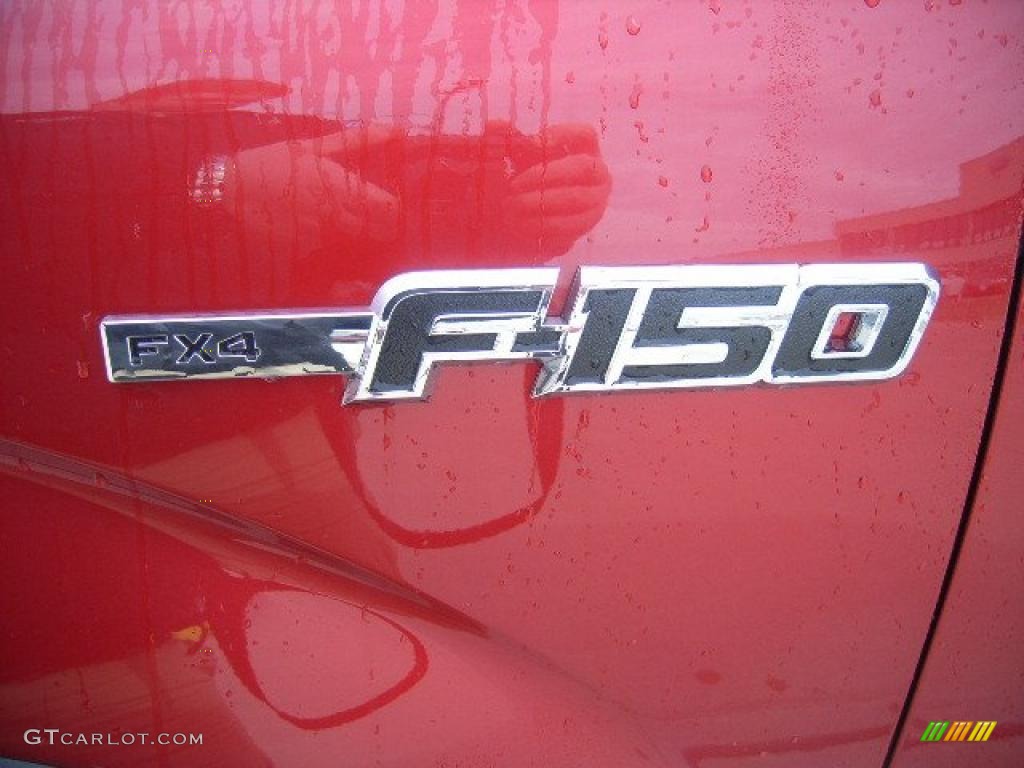 2010 F150 FX4 SuperCrew 4x4 - Red Candy Metallic / Black photo #14