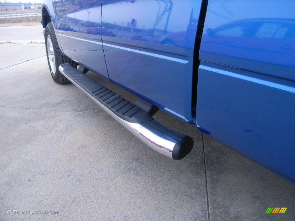 2010 F150 XLT SuperCab - Blue Flame Metallic / Tan photo #10