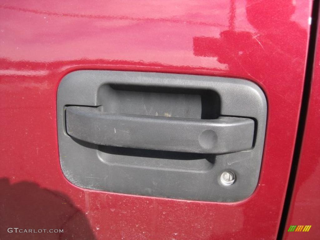 2006 F150 XLT SuperCrew 4x4 - Dark Toreador Red Metallic / Black/Medium Flint photo #19