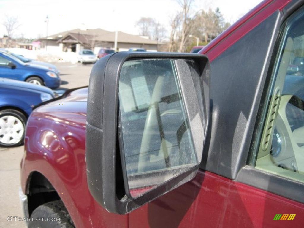 2006 F150 XLT SuperCrew 4x4 - Dark Toreador Red Metallic / Black/Medium Flint photo #20