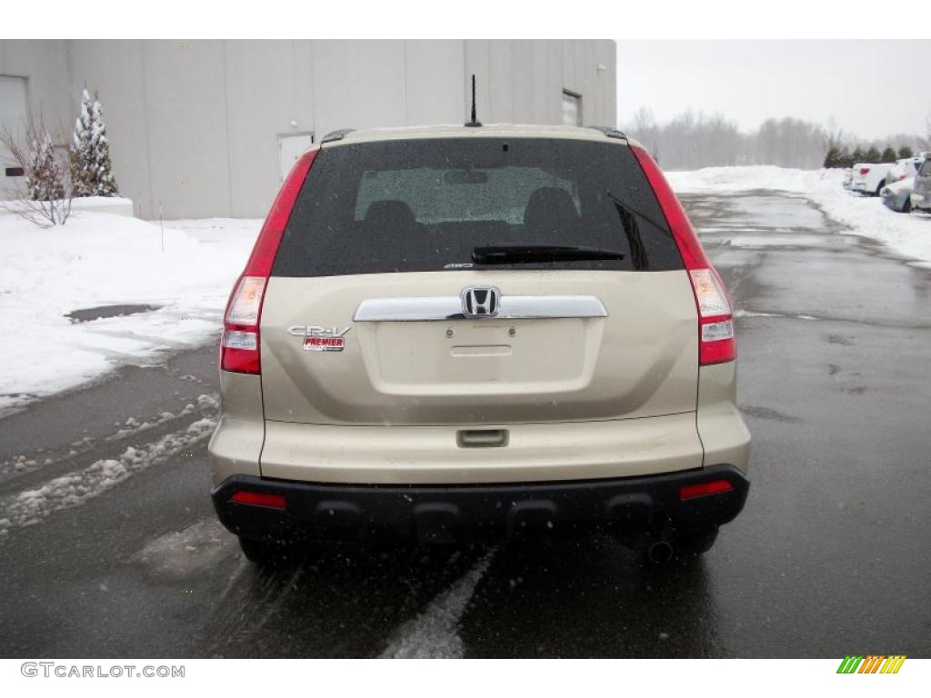 2009 CR-V EX-L 4WD - Borrego Beige Metallic / Ivory photo #6