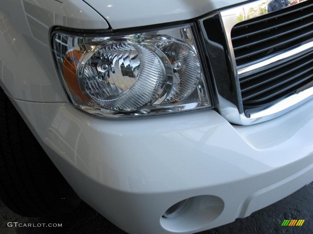 2009 Durango SLT - Bright White / Dark Slate Gray/Light Slate Gray photo #4