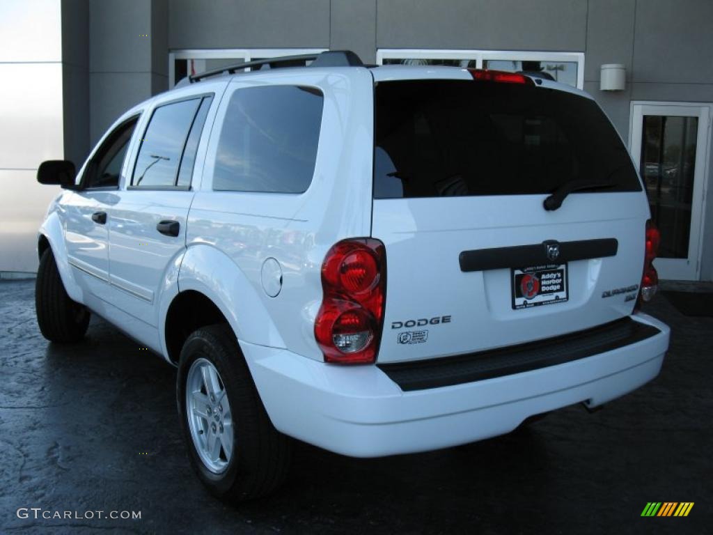 2009 Durango SLT - Bright White / Dark Slate Gray/Light Slate Gray photo #6