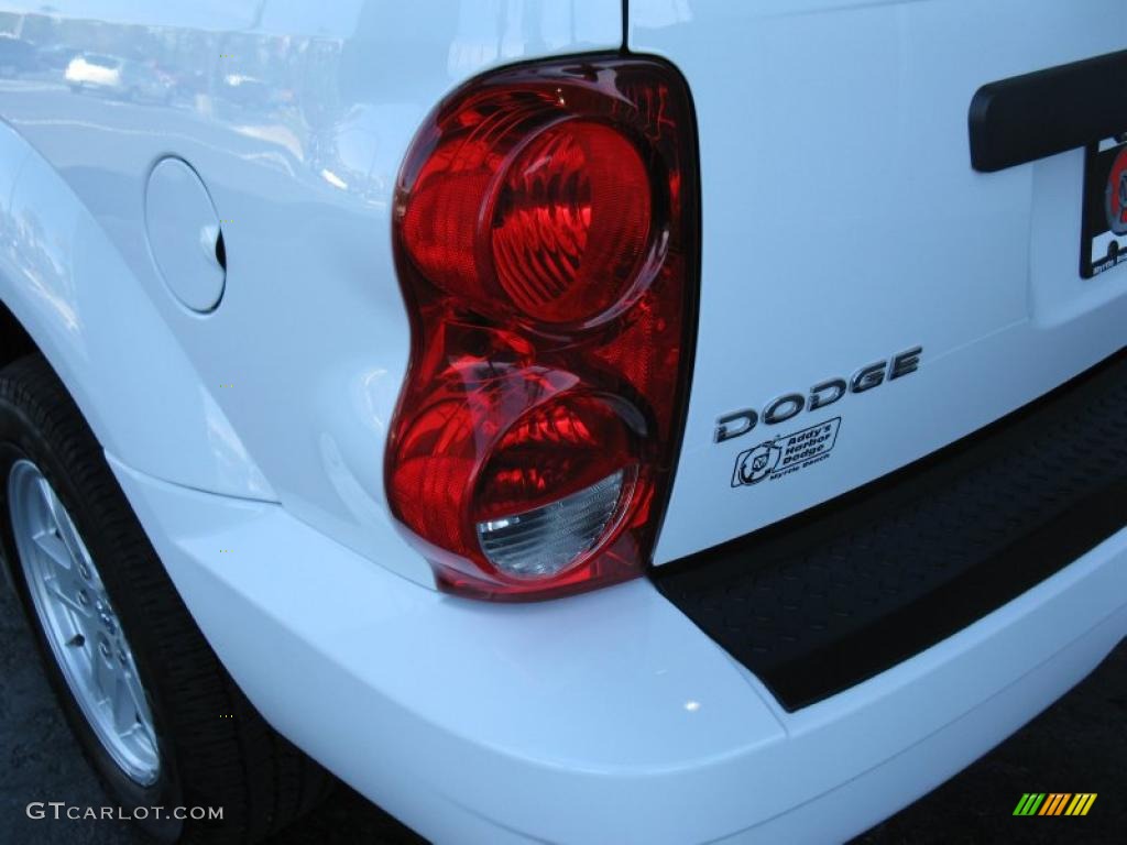 2009 Durango SLT - Bright White / Dark Slate Gray/Light Slate Gray photo #7