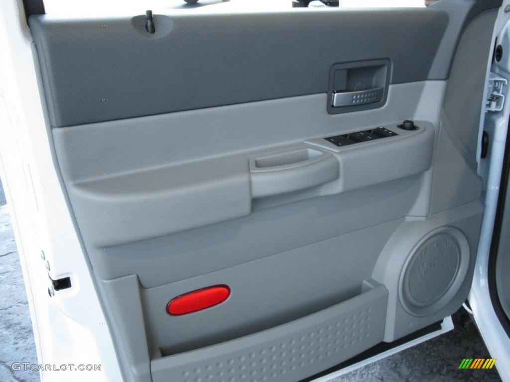 2009 Durango SLT - Bright White / Dark Slate Gray/Light Slate Gray photo #15