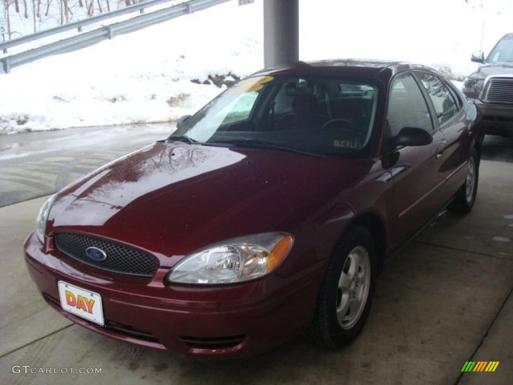 2006 Taurus SE - Merlot Metallic / Medium/Dark Flint Grey photo #5