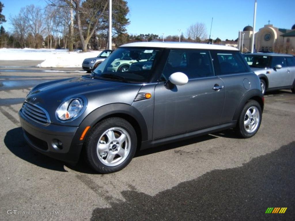 2010 Cooper Hardtop - Dark Silver Metallic / Grey/Carbon Black photo #1