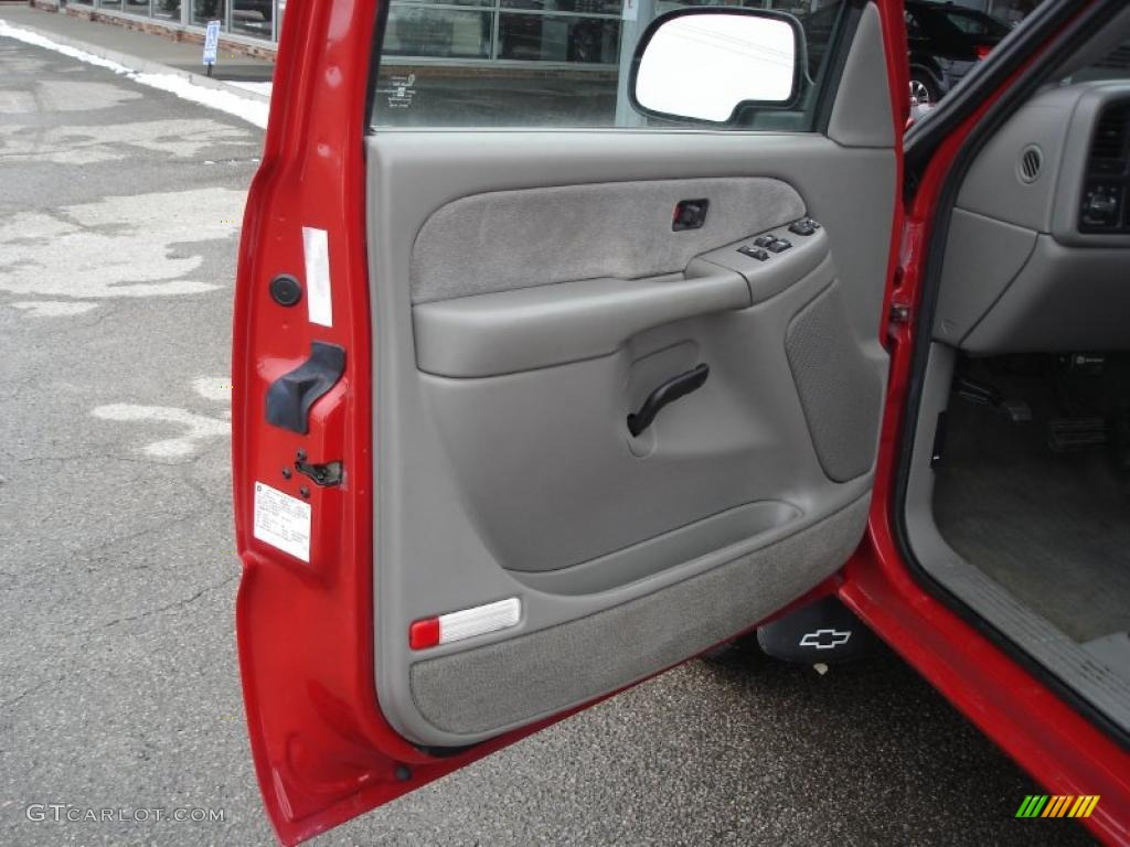 2000 Silverado 1500 LS Extended Cab 4x4 - Victory Red / Medium Gray photo #9