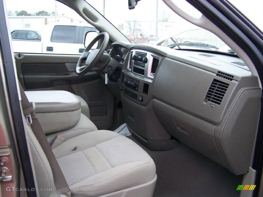 2008 Ram 1500 Lone Star Edition Quad Cab - Light Khaki Metallic / Khaki photo #7
