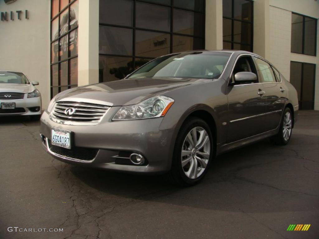 2009 M 35x AWD Sedan - Platinum Graphite / Graphite Black photo #1