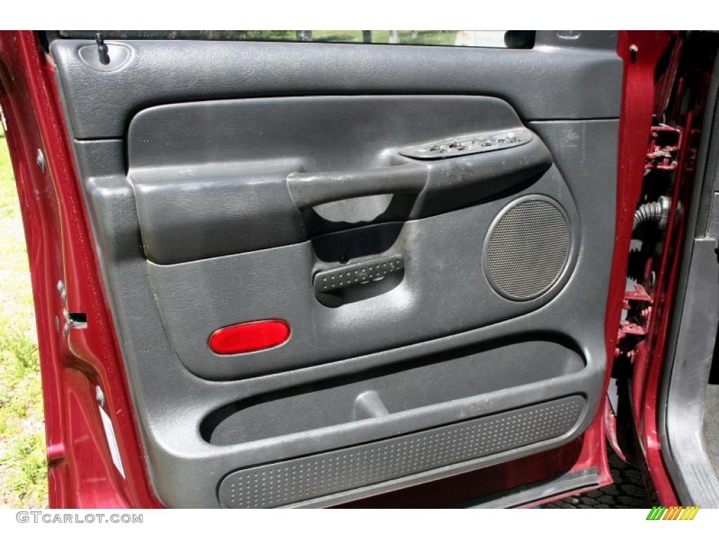 2003 Ram 1500 SLT Quad Cab 4x4 - Dark Garnet Red Pearl / Dark Slate Gray photo #33