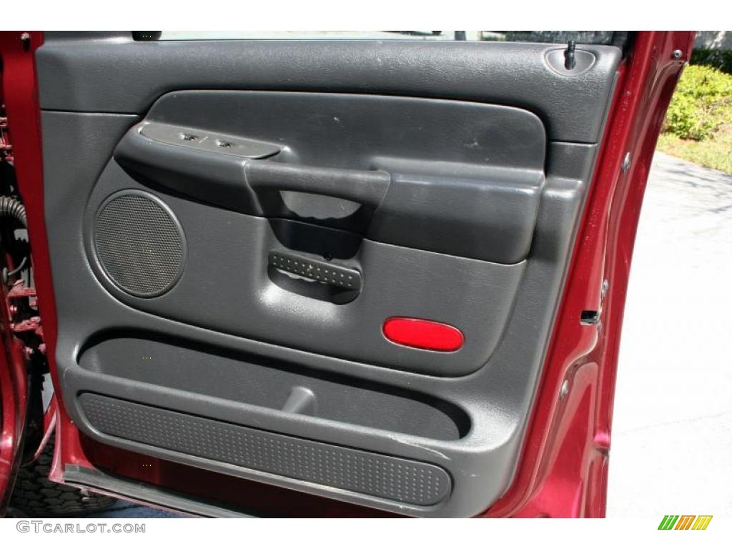 2003 Ram 1500 SLT Quad Cab 4x4 - Dark Garnet Red Pearl / Dark Slate Gray photo #34