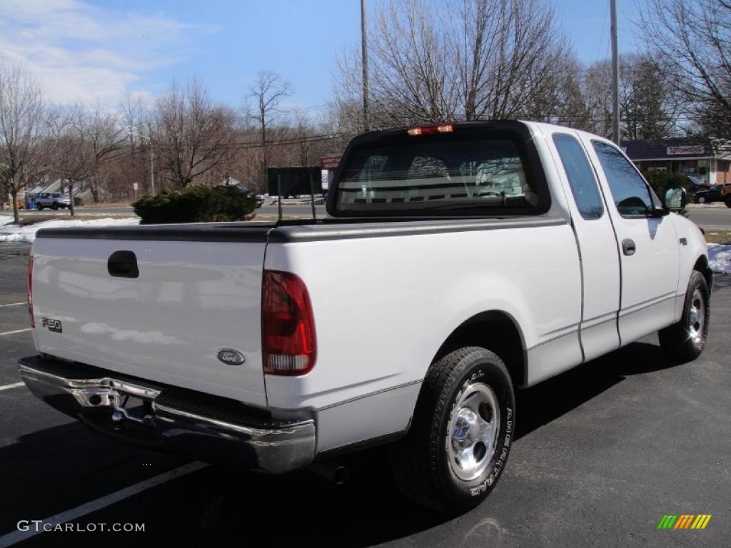 2004 F150 XL Heritage SuperCab - Oxford White / Heritage Graphite Grey photo #6