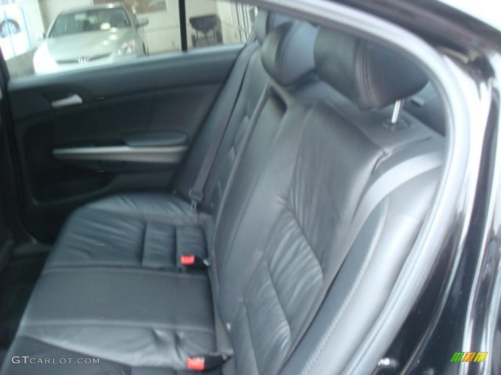 2009 Accord EX-L Sedan - Crystal Black Pearl / Black photo #11
