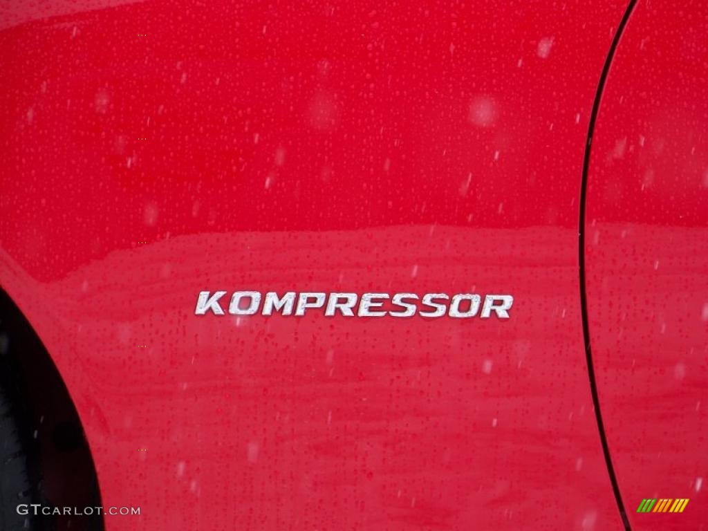 2001 SLK 230 Kompressor Roadster - Magma Red / Charcoal Black photo #9
