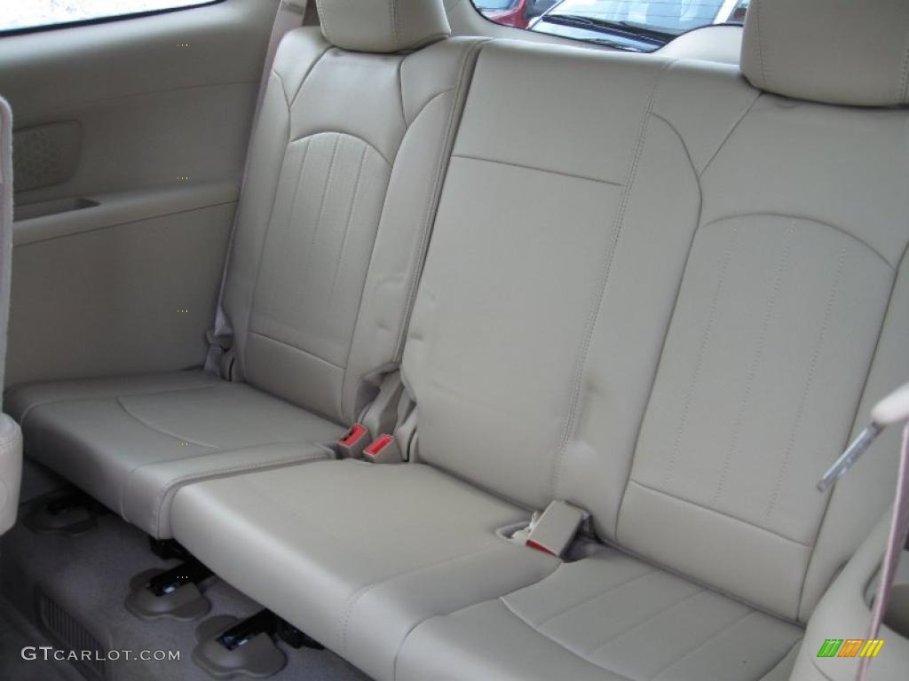 2009 Enclave CXL AWD - White Diamond Tricoat / Cocoa/Cashmere photo #18