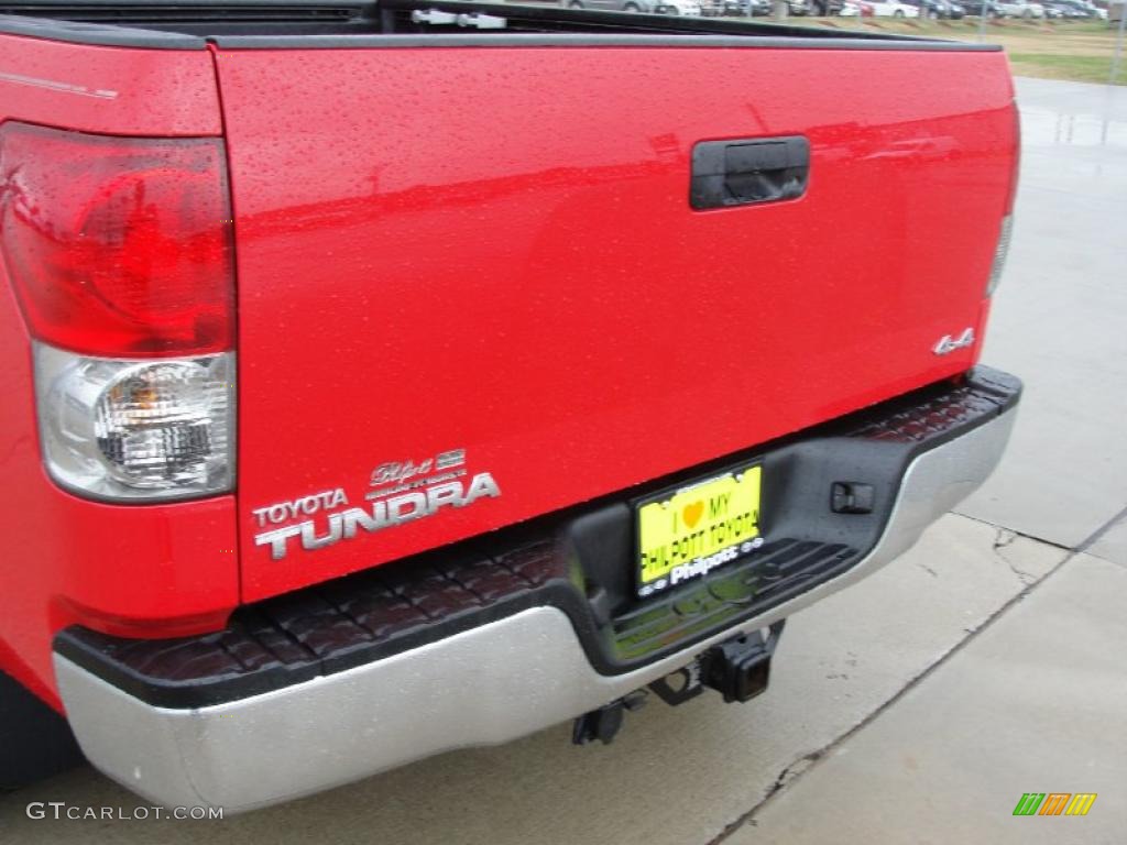 2007 Tundra Limited Double Cab 4x4 - Radiant Red / Graphite Gray photo #25