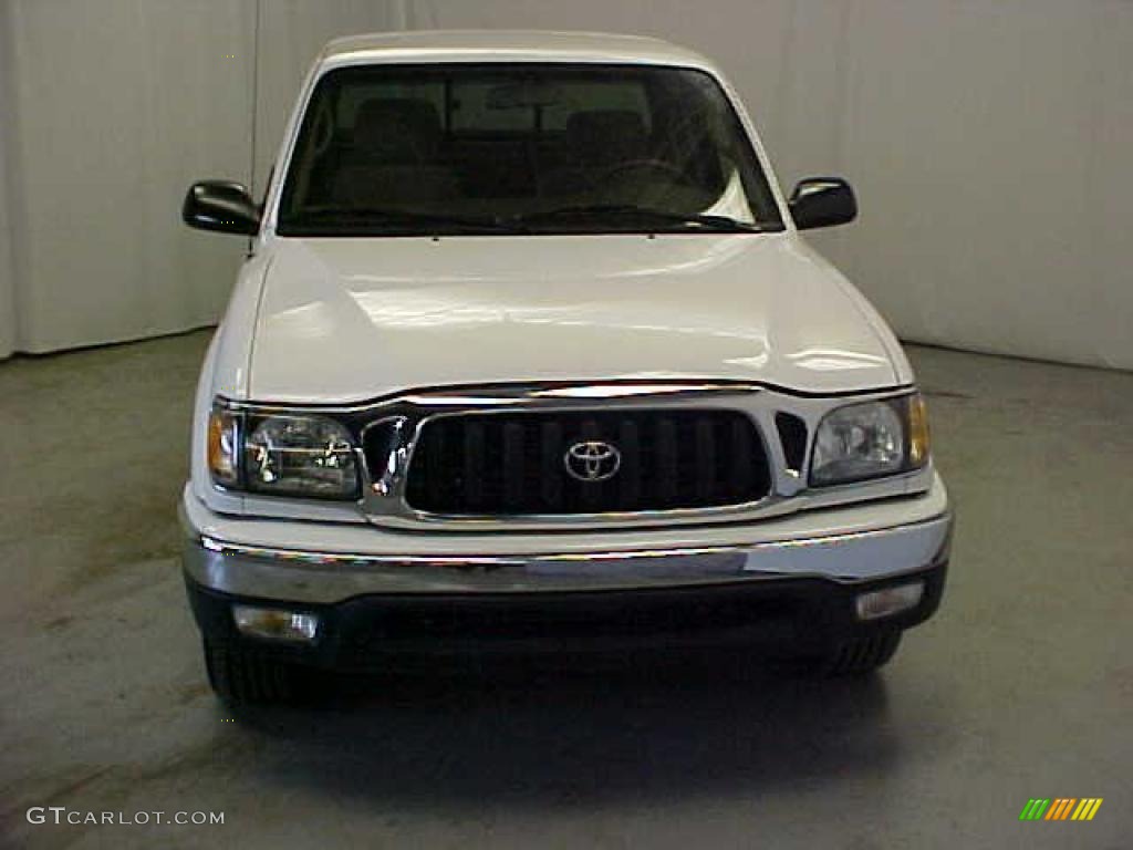 2004 Tacoma Xtracab - Super White / Oak photo #2