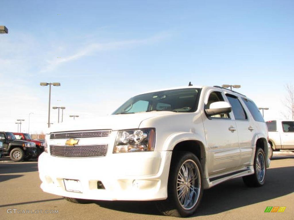 2007 Tahoe LT 4x4 - Summit White / Dark Titanium/Light Titanium photo #2