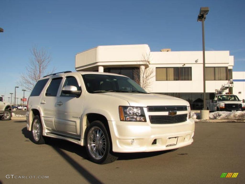 2007 Tahoe LT 4x4 - Summit White / Dark Titanium/Light Titanium photo #5