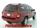 2001 Inferno Red Crystal Pearl Jeep Grand Cherokee Limited  photo #2