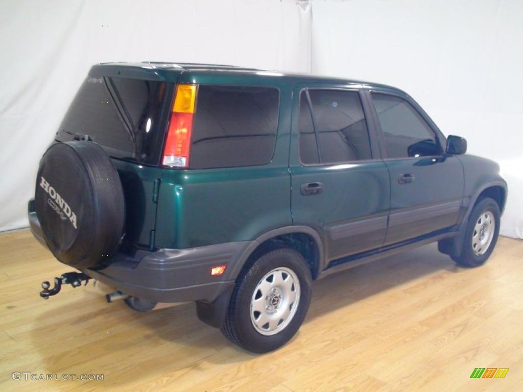 2001 CR-V LX - Clover Green Pearl / Dark Gray photo #8