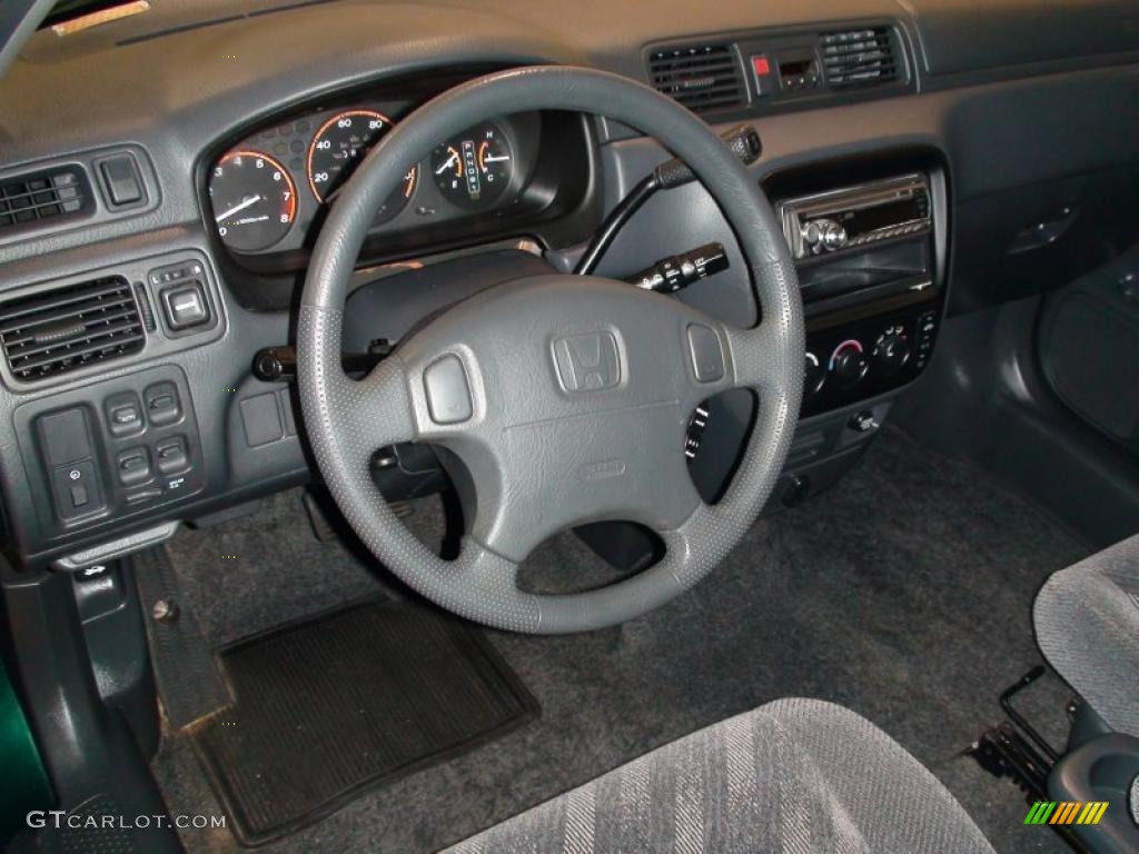 2001 CR-V LX - Clover Green Pearl / Dark Gray photo #10